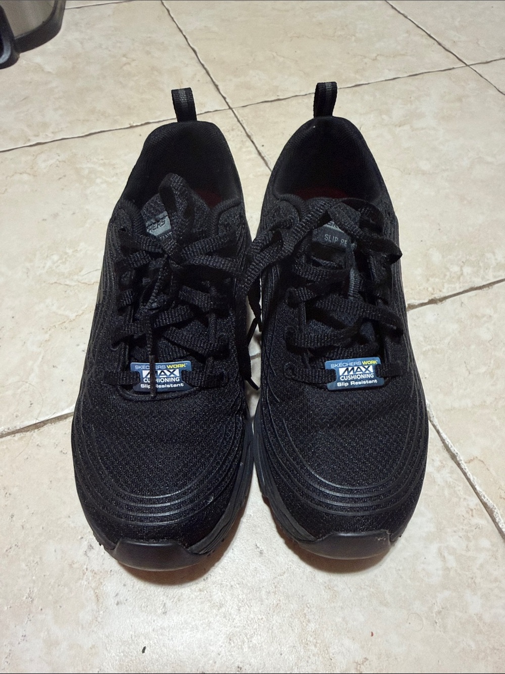 women's slip resistant skechers air cooled memory foam ultra go work